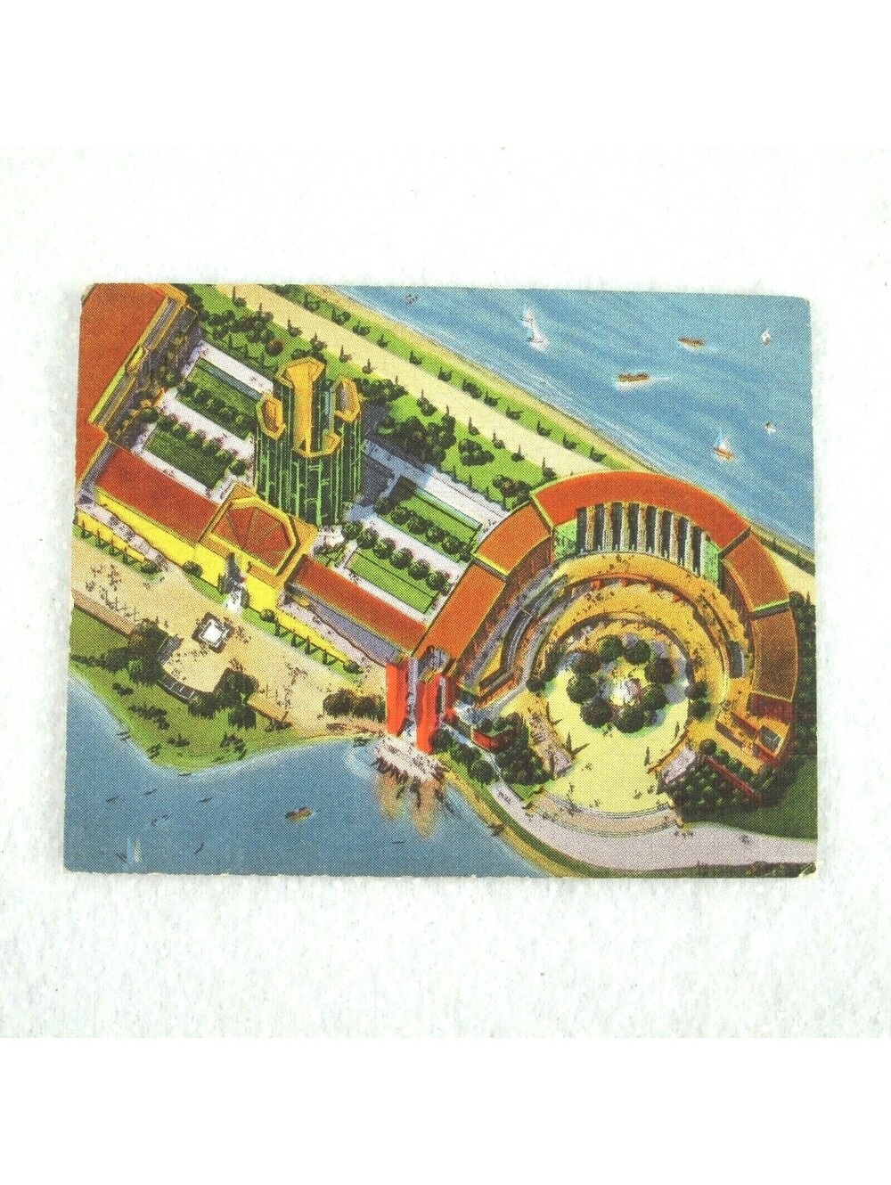 Vintage 1933 Chicago World's Fair Trading Card Electrical Group Blatz Gum Co